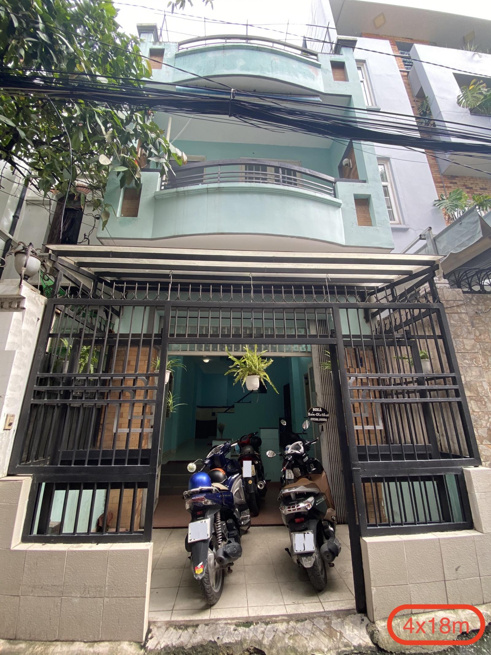 Nhà mới HXH Nguyễn Cửu Vân 4x18m 1trệt, 2lầu, chỉ 16tr/th
