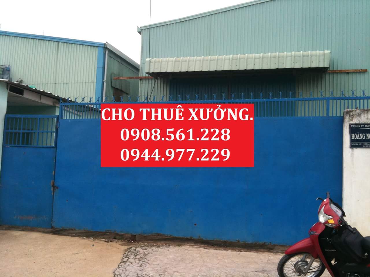 Nhà xưởng nằm ngay Câu Dưa Lê Văn Khương, DT 1000m2, giá 50 triệu/tháng. LH 0937.388.709
