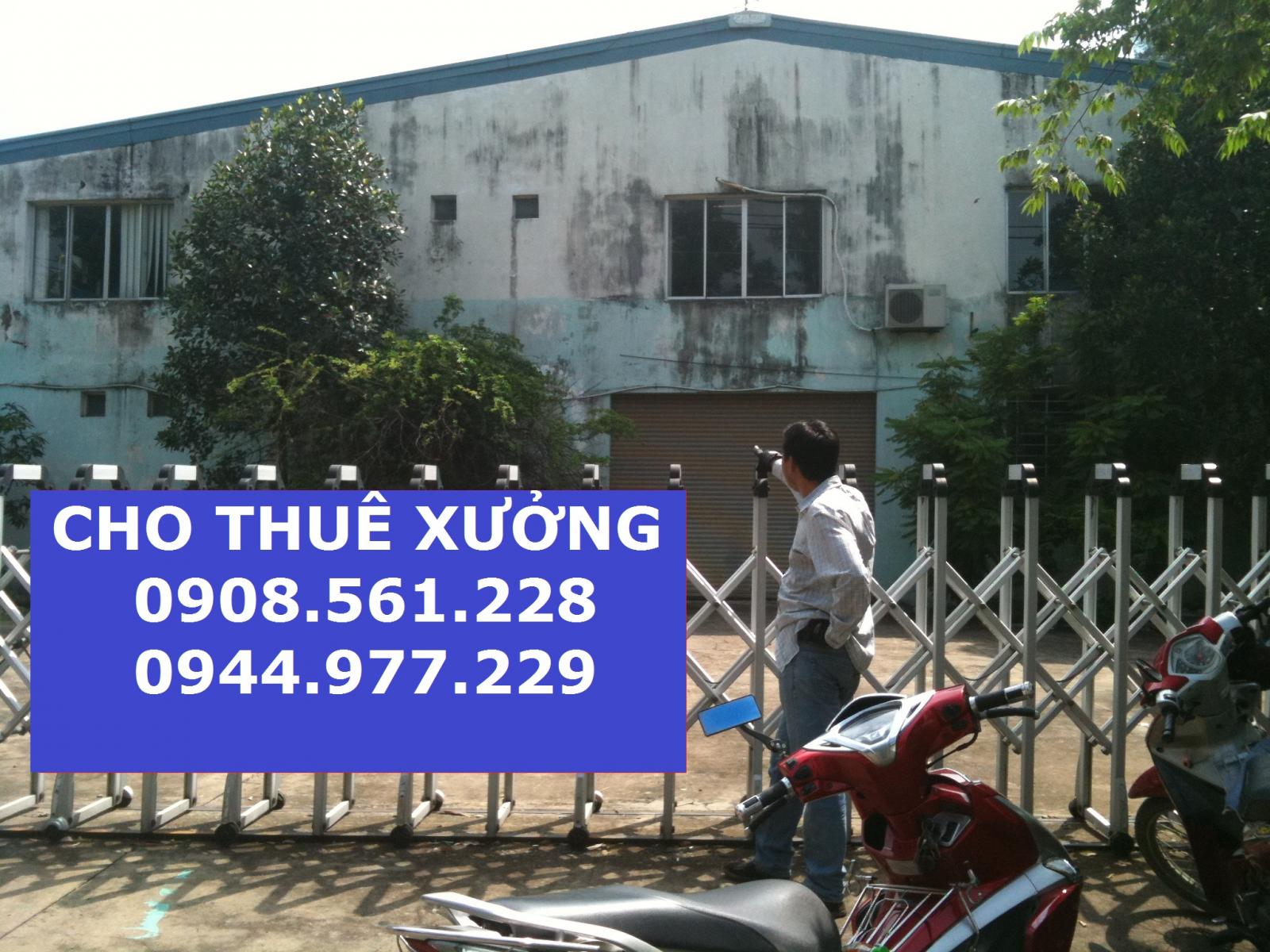 Nhà kho cho thuê đường Hà Huy Giáp - Phường Thạnh Lộc - Q12, DT: 2000m2 giá 65 tr/tháng. LH: 0937.388.709