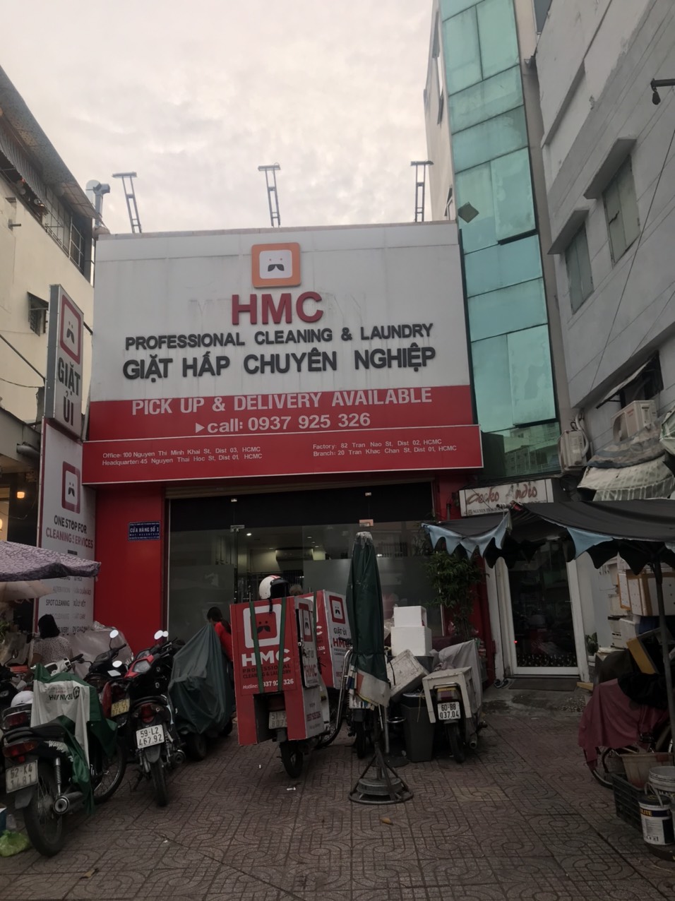  Cho thuê MB làm nhà hàng 6,5x20  Nguyễn Thái Học,Q1