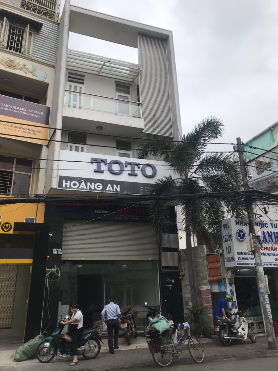 Cho thuê 400m2 MT Huỳnh Văn Bánh,Q Phú Nhuận 3 lầu giá 60tr