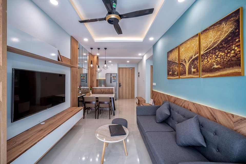 Cho thuê căn hộ Saigon South Residences, 2PN, 2WC, Bao Phí Quản lý, Đầy đủ Nội Thất Mới 100%, Dọn vào ở ngay