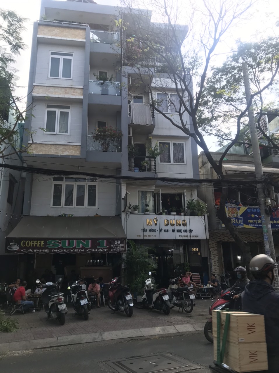 Cho thuê 390m2 làm cafe Rạch Bùng Binh,Q3 Giá 70tr