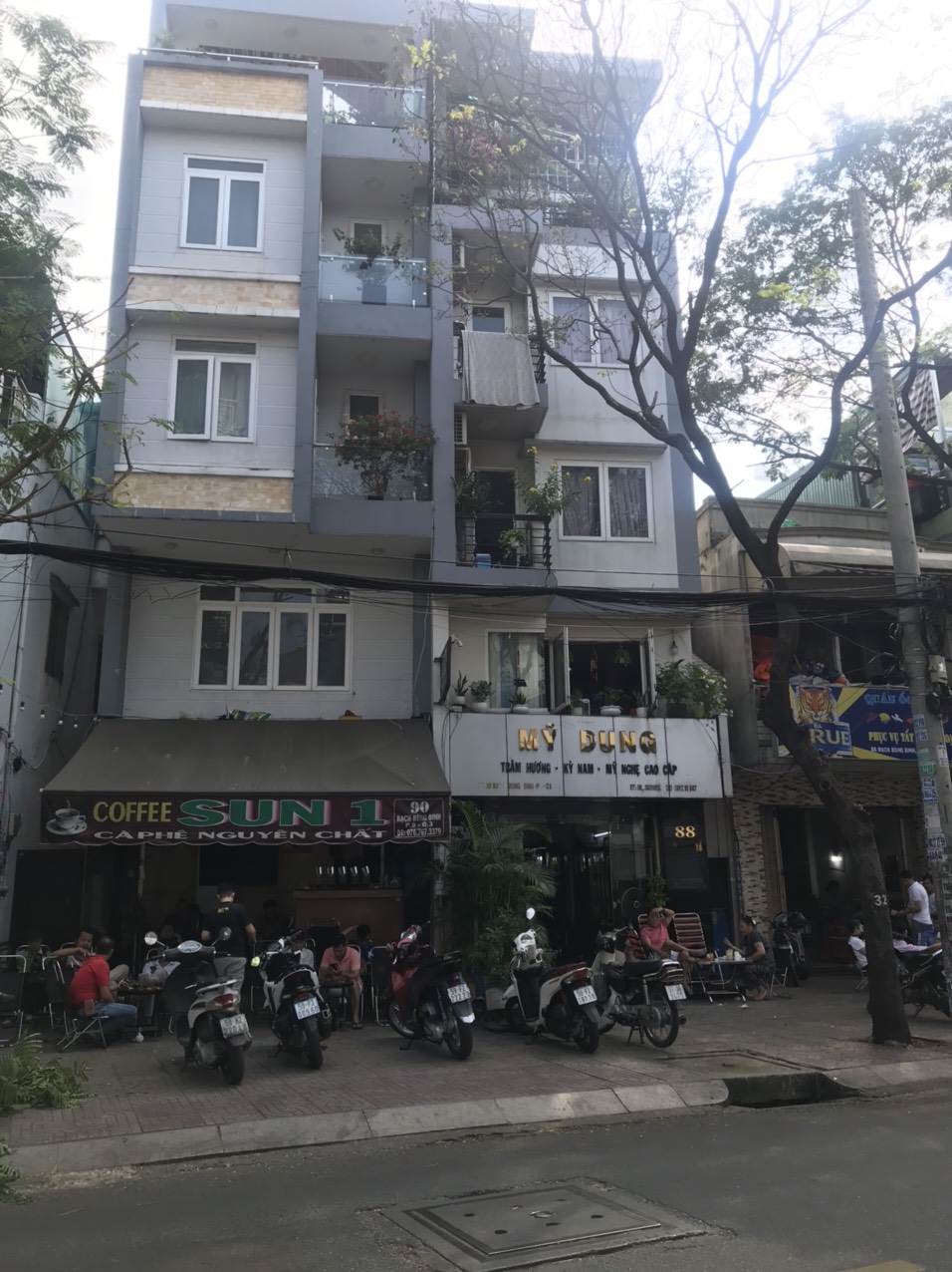 Cho thuê 390m2 làm cafe Rạch Bùng Binh,Q3 Giá 70tr