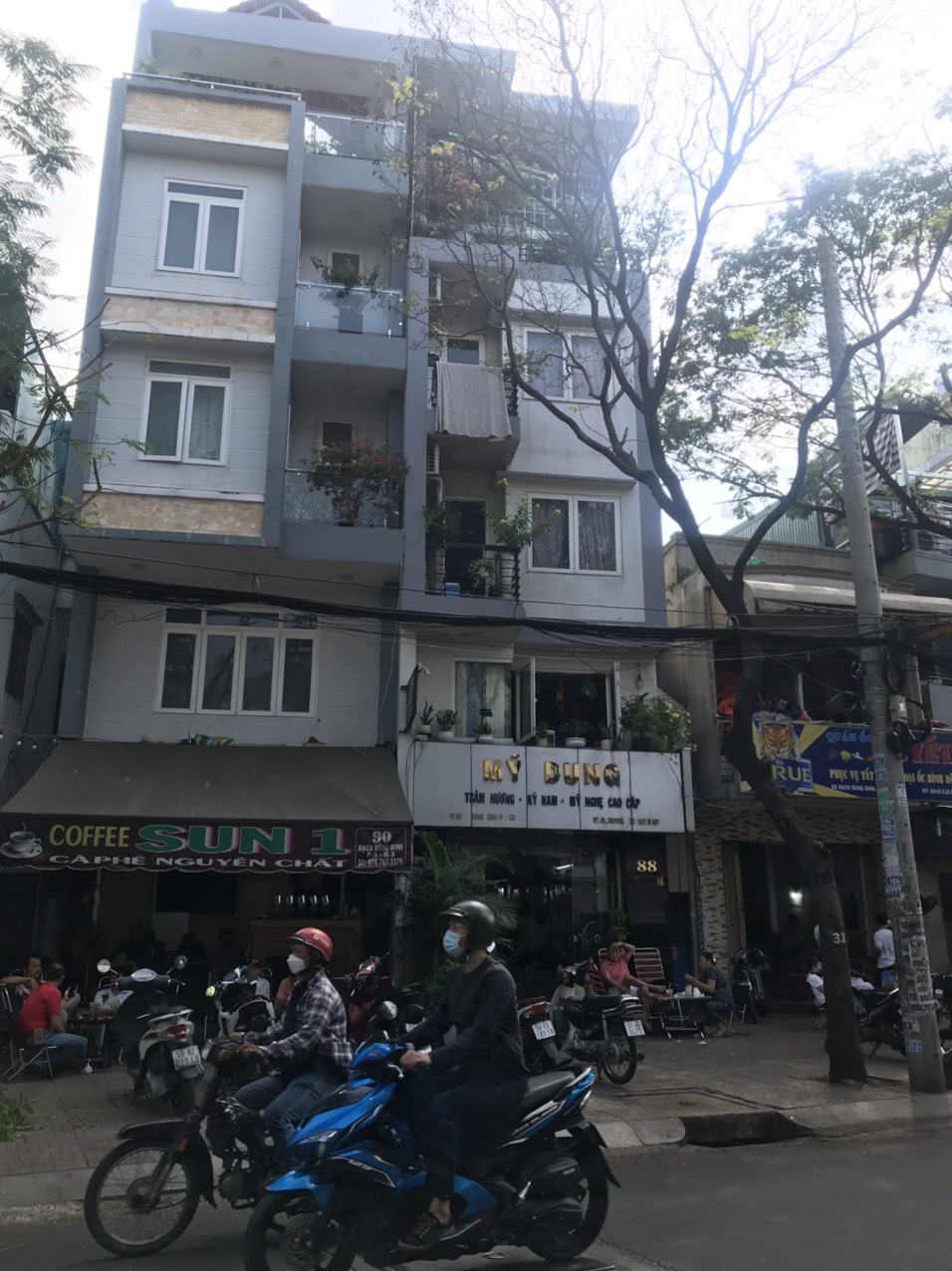 Cho thuê 390m2 làm cafe Rạch Bùng Binh,Q3 Giá 70tr