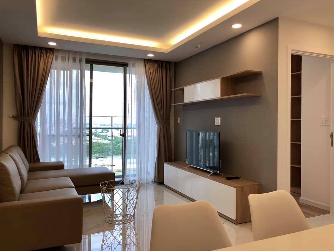 Cho thuê căn hộ 2 Phòng ngủ Gần Đủ nội thất, Nhà Mới 100% tại Saigon South Residences