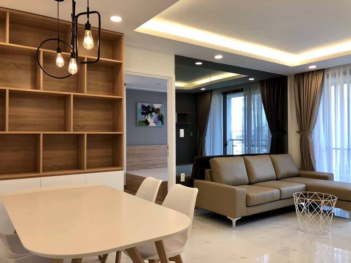 Cho thuê căn hộ 2 Phòng ngủ Gần Đủ nội thất, Nhà Mới 100% tại Saigon South Residences