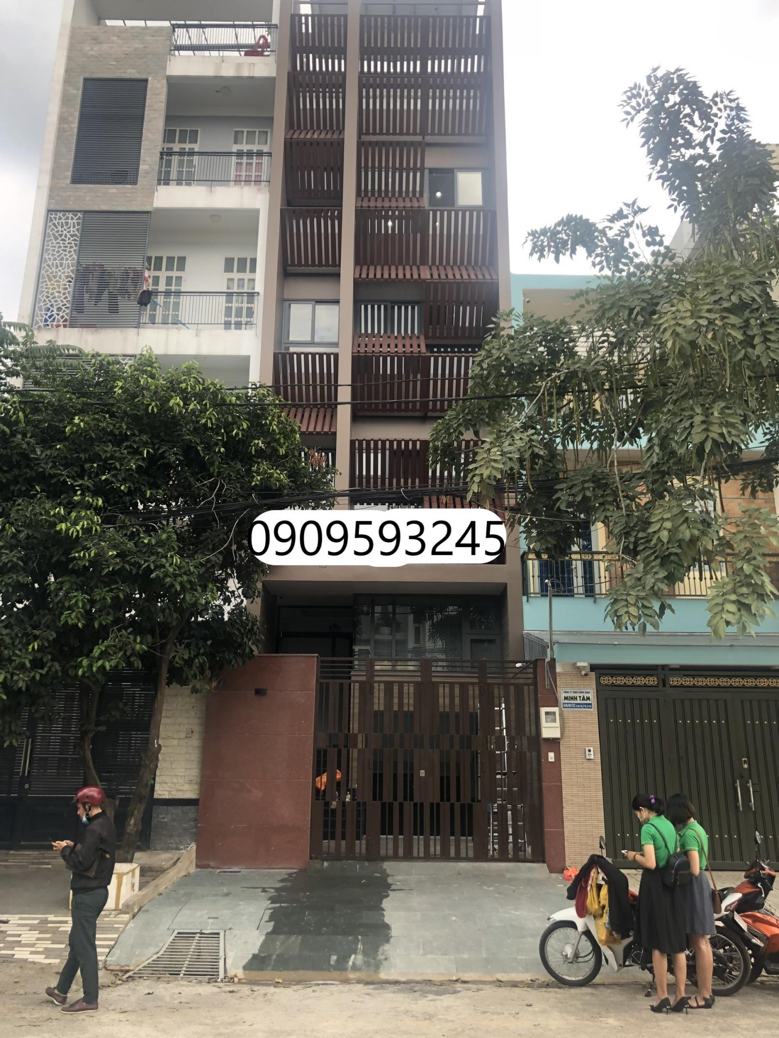 Nhà Mới HXT Lê Đức Thọ 5x20 Hầm Trệt 4Lầu 9PN Giá 50Tr/th