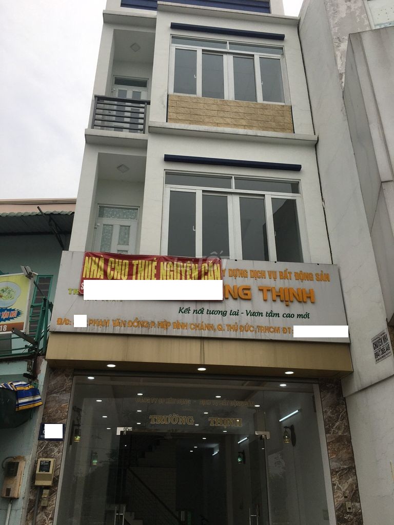 Cho thuê nhà Quận Thủ Đức- Nhà MT đường Phạm Văn Đồng