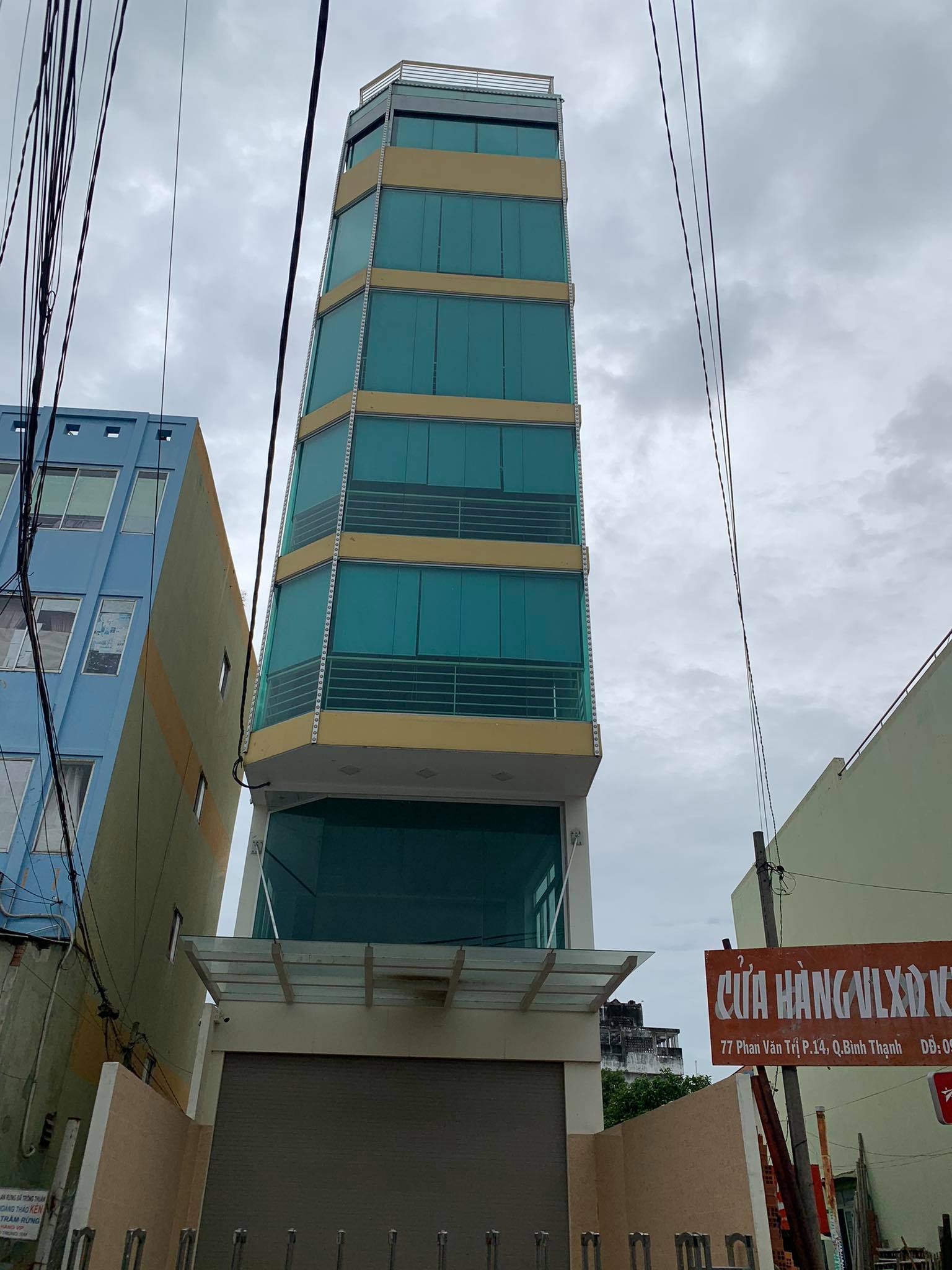 Cho thuê Tòa nhà mới xây Phan Văn Trị, Bình Thạnh