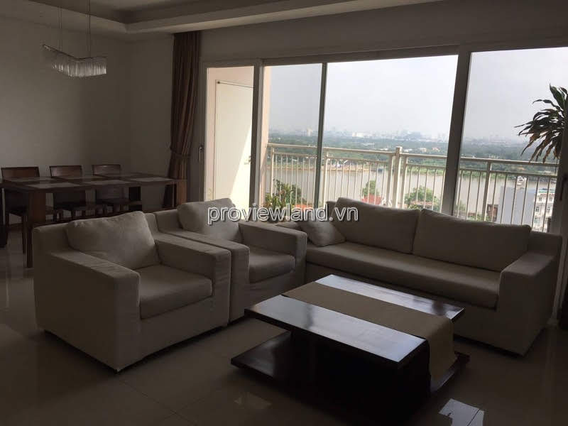 Xi Riverview cho thuê căn hộ 3PN, 145m2 bố trí nội thất cao cấp 