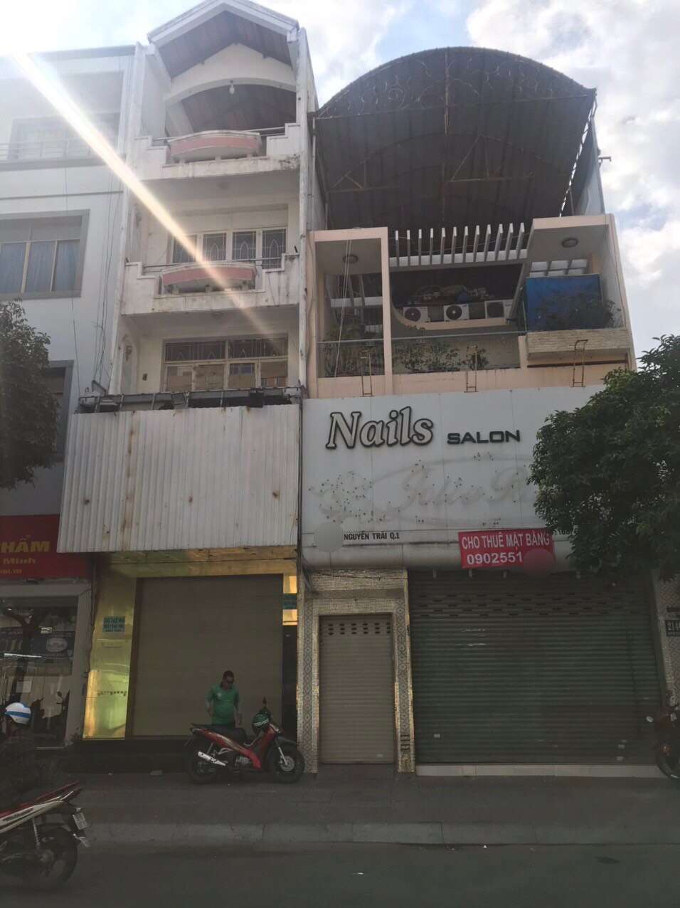 Cho thuê thời trang MT Nguyễn Trãi,Q1 6x17m Gía 60tr