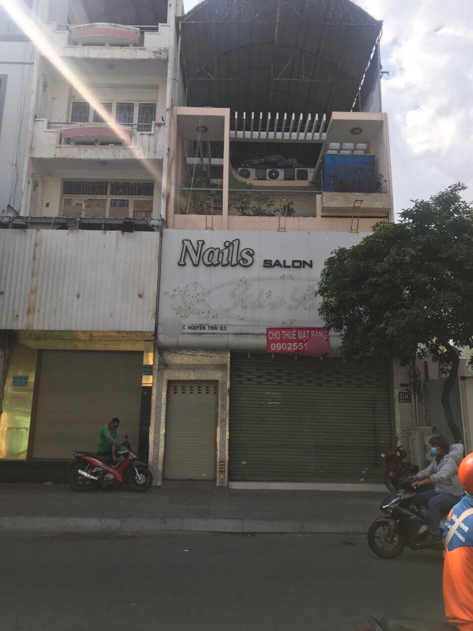 Cho thuê thời trang MT Nguyễn Trãi,Q1 6x17m Gía 60tr