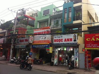 Cho thuê nhà Quận Bình Thạnh- Nhà HXH đường Lê Quang Định