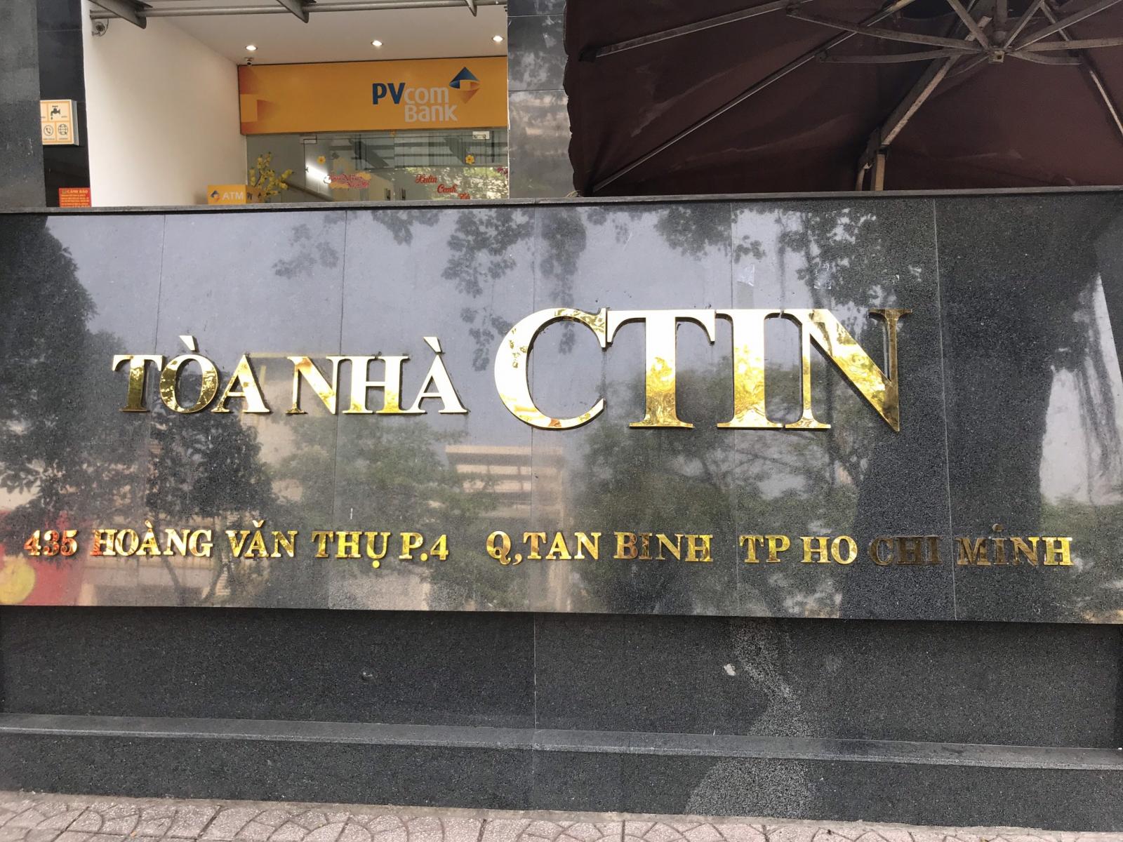 Cho thuê VP-CTIN Building- Hoàng Văn Thụ,Q.Tân Bình, TP.HCM giá ưu đãi mùa Covid