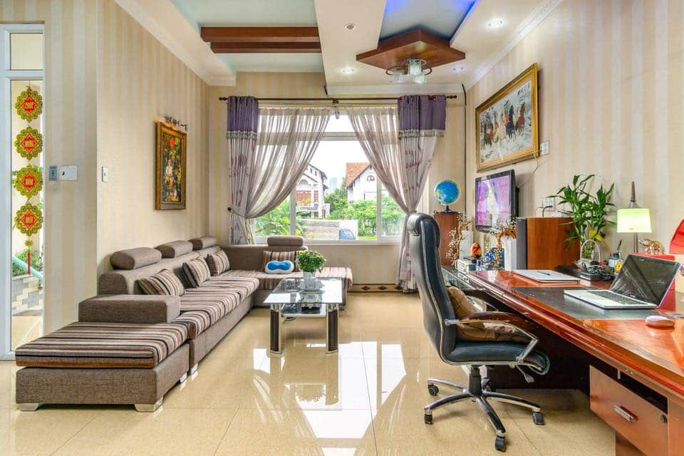 Cho thuê villa An Phú hầm 3 lầu full nội thất