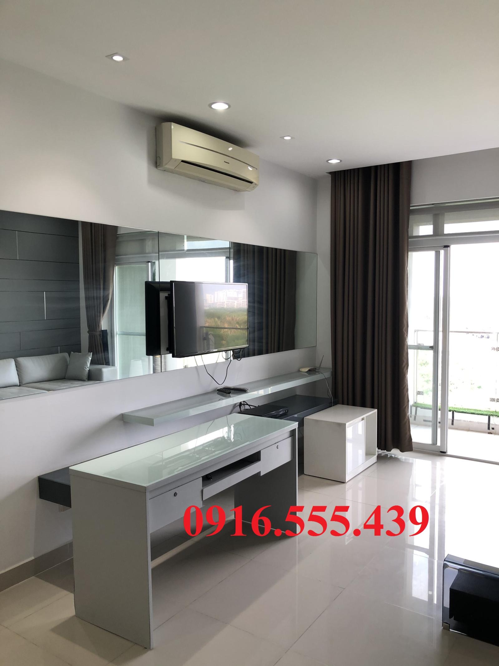 Cho thuê căn hộ Riverside Phú Mỹ Hưng, 135m2, 3PN, giá 26 triệu/tháng. LH 0916.555.439