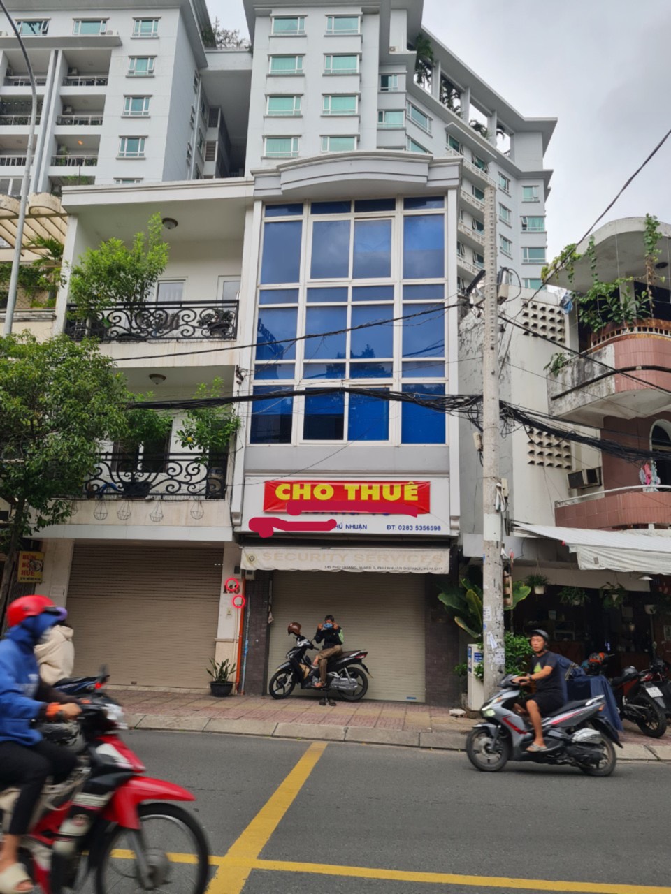 Cho thuê nhà MT 145B phổ Quang, phường 9, Quận Phú nhuận Gần Công Viên Gia Định.