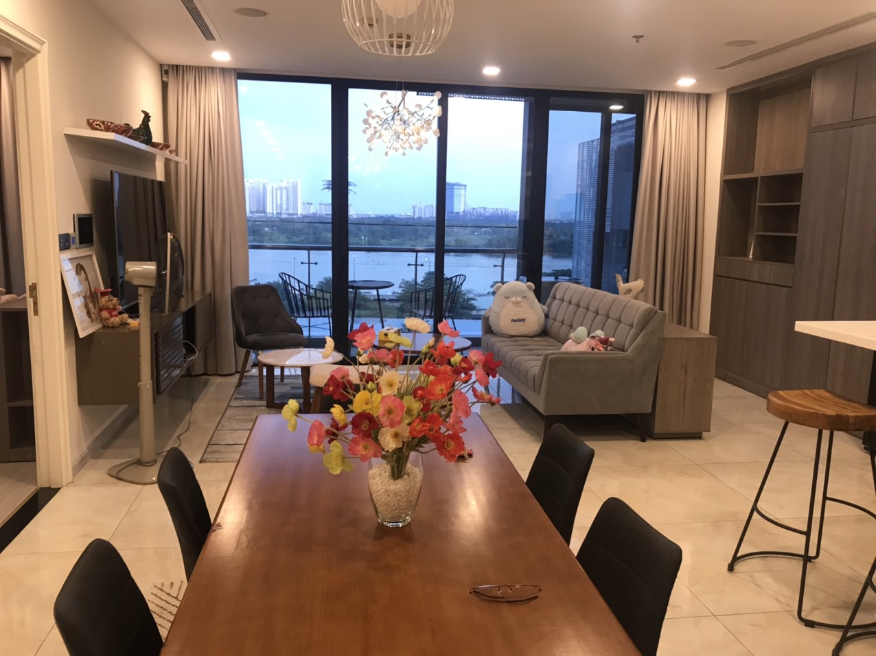 Cho thuê CH Golden River Bason - Quận 1 căn 3PN 110m2, giá 2000$
