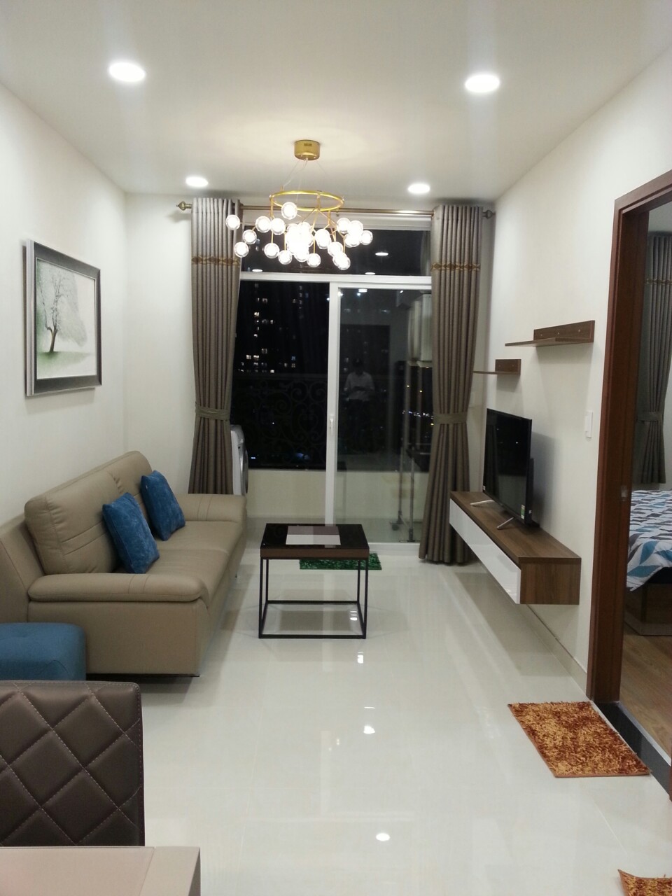 Cho thuê rẻ CHCC 1 phòng ngủ 50m2 Grand Riverside Bến Vân Đồn TP.HCM