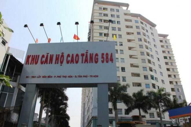Cần cho thuê chung cư Sacomreal 584 Quận Tân Phú 3PN 2WC - Nhà có nội thất