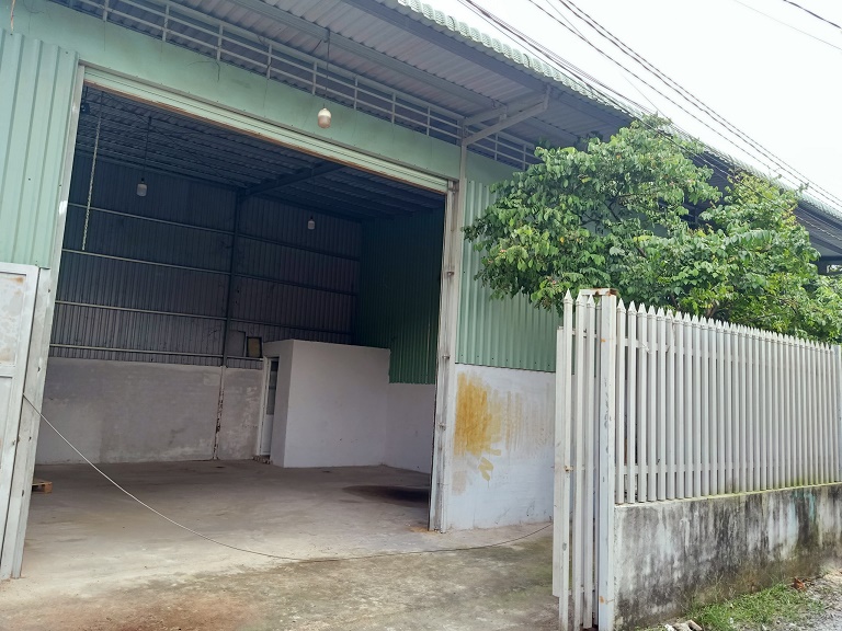 CHO THUÊ MẶT BẰNG MỞ XƯỞNG, KHO CHỨA HÀNG TẠI TÂN THẠNH ĐÔNG, CỦ CHI, TP HCM.