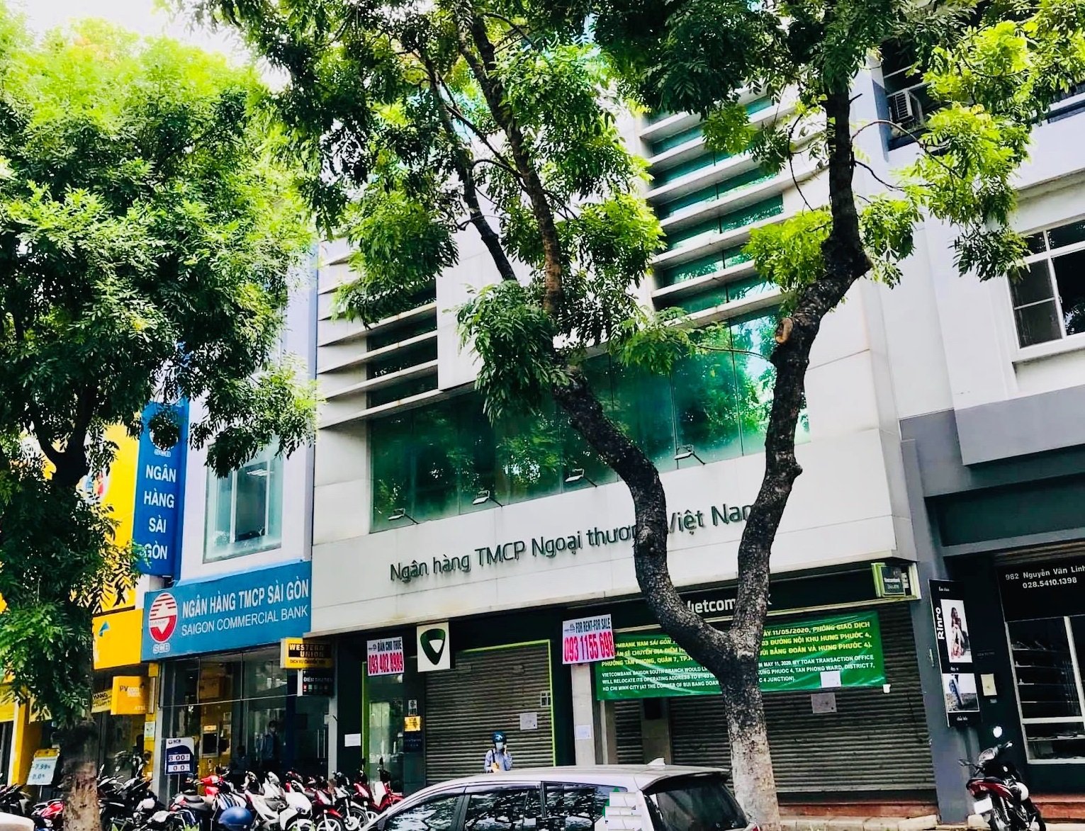 Cho thuê nhà phố Mỹ Toàn 3 MT Nguyễn Văn Linh, PMH, DT: 6x18,5m.