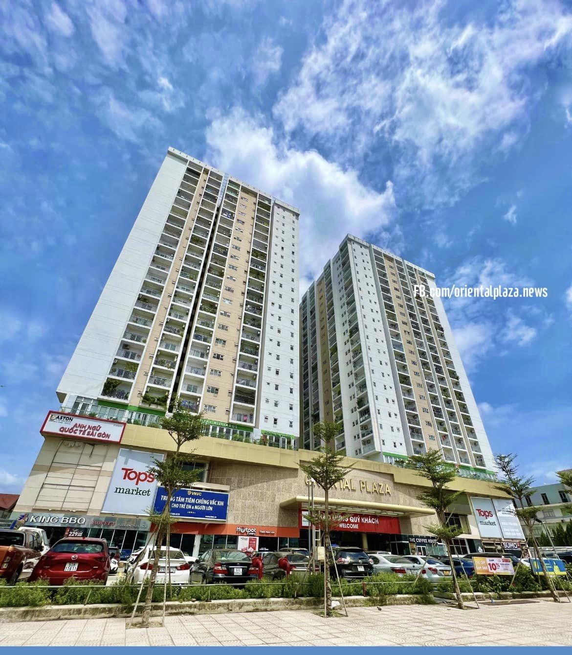Cho thuê chung cư Oriental Plaza 2PN 75m - Nhà trống vào ở liền Q.Tân Phú 