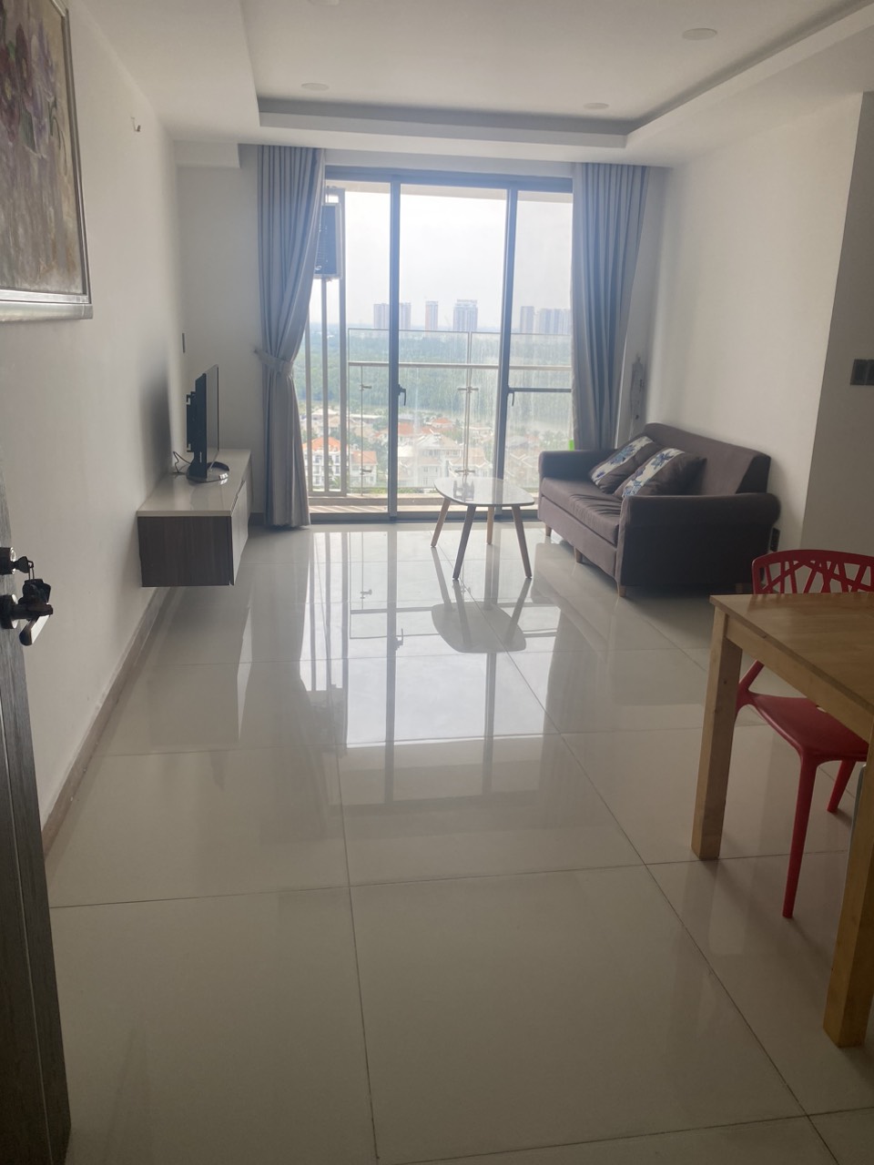 Cho thuê CH Hưng Phúc 82m2 2PN 2WC, full nội thất, view biệt thự, giá 15tr/tháng