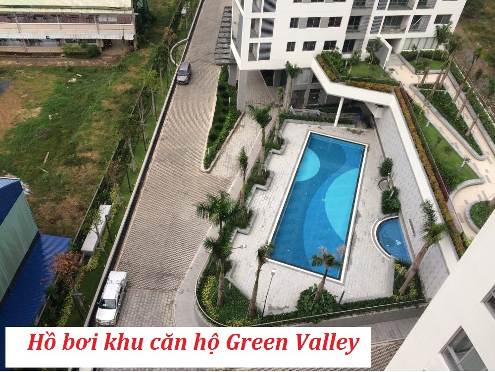 Cho thuê CHCC Green Valley, DT 128m2, 03 PN, 02 WC, đầy đủ nội thất, giá thuê 24 triệu/tháng