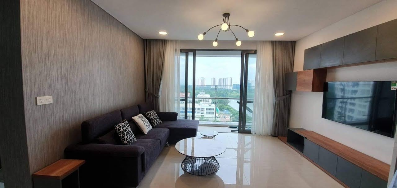 Cho thuê CHCC Riverpark Premier, Dt 122m2, 3PN, 2WC, đầy đủ NT cao cấp, giá 2.300$/tháng