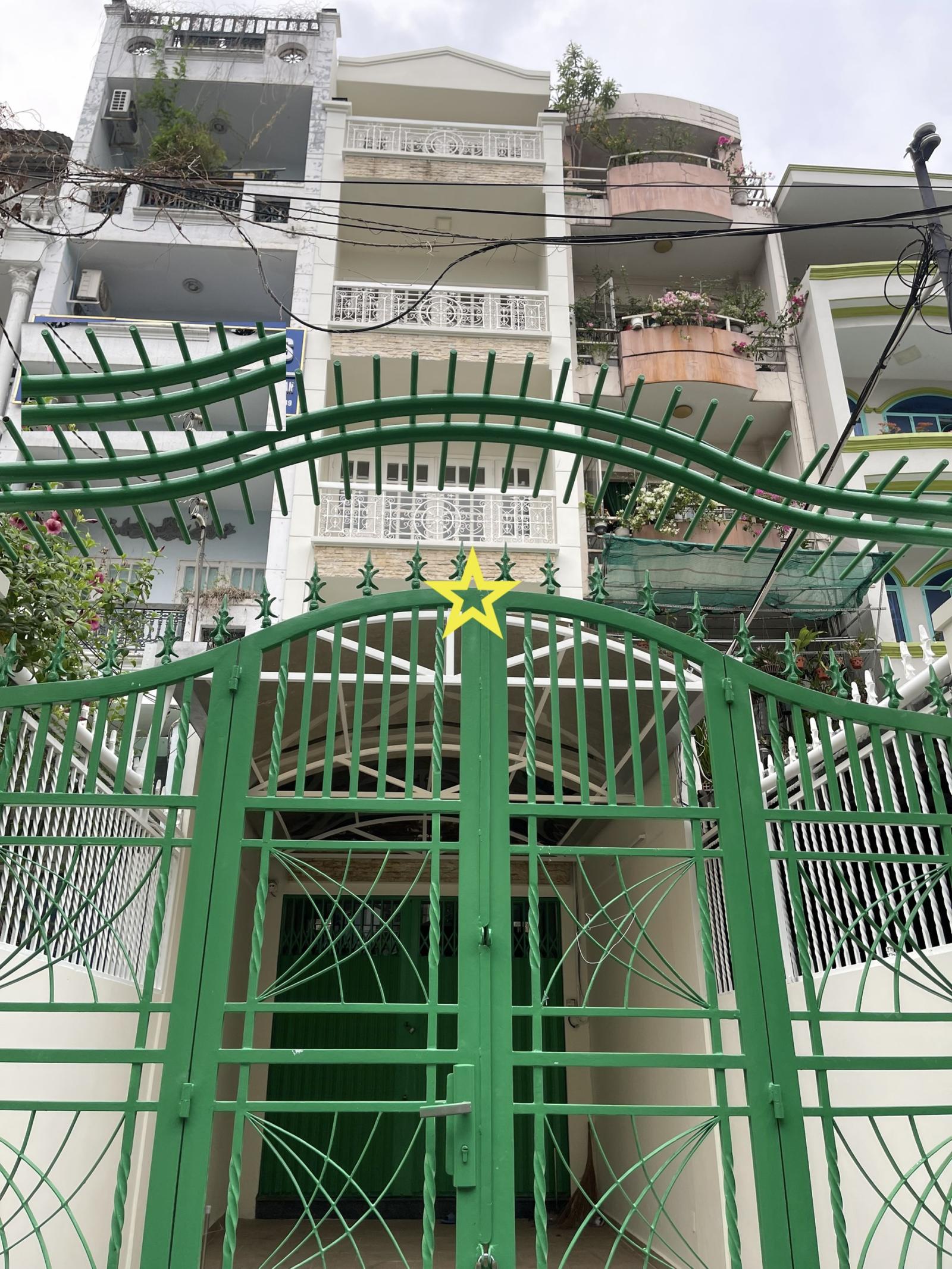 CHDV HXH Nguyễn Bỉnh Khiêm 3.8x28m. Trệt, 4lầu 9p. 1MBằng.