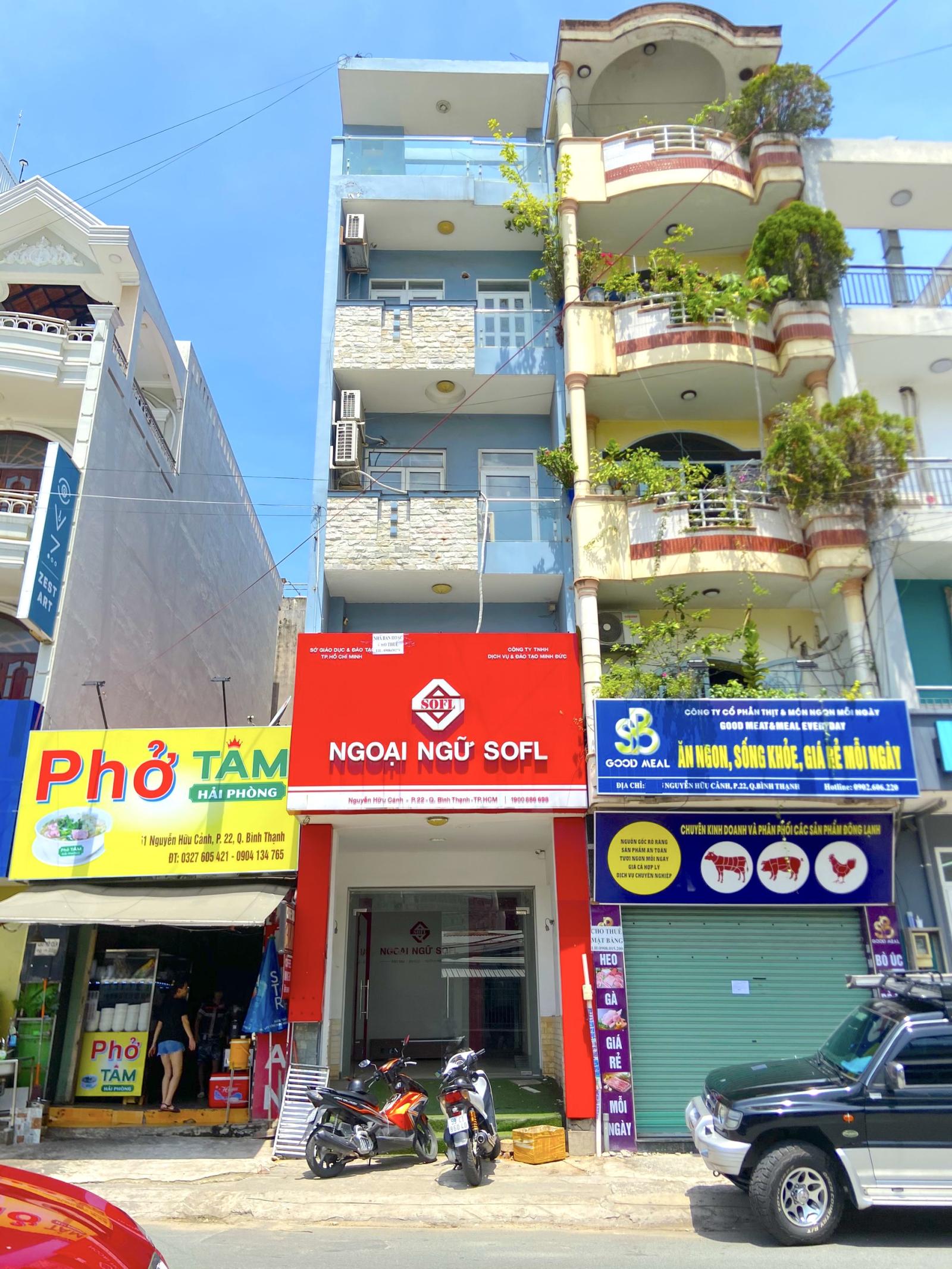 Nhà Nguyễn Hữu Cảnh 4x20 Trệt.4L.8P.6w.Tốt Vpcty,Spa
