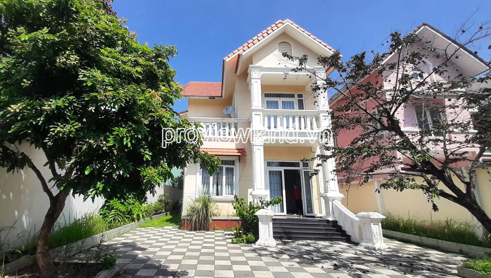 Cho thuê villa khu compound Phường Phú Hữu, Q9 cũ, 125m2 đất, 3 tầng + áp mái, 4PN + 5WC