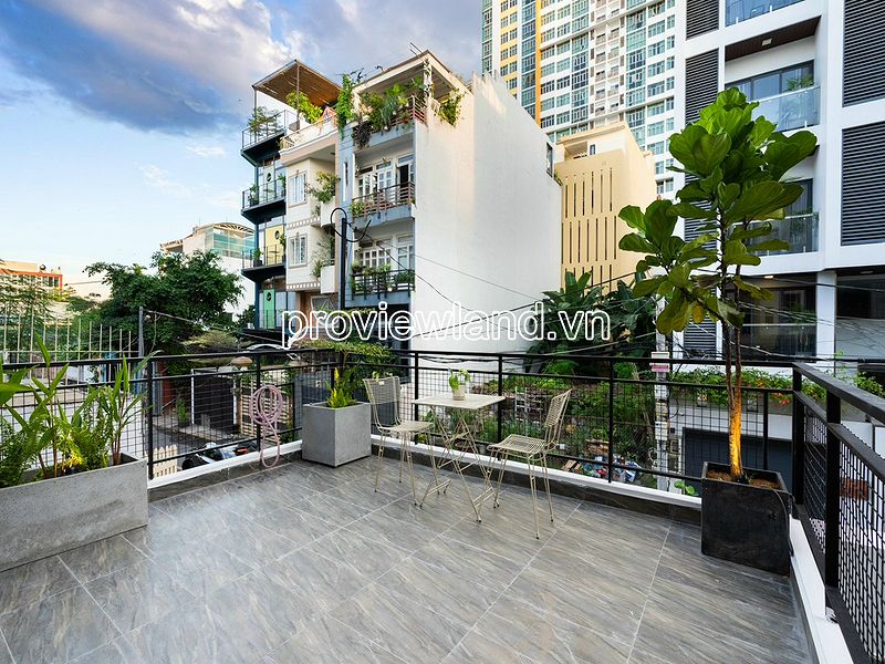 Cho thuê tòa nhà căn hộ dịch vụ An Phú, Q2, 5 tầng, sân thượng, mỗi tầng 1 căn
