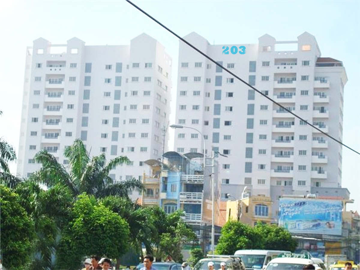 Cho thuê căn hộ cao cấp 203 Nguyễn trãi Q.1, DT 55m2,1PN Đủ nội thất 0902855182