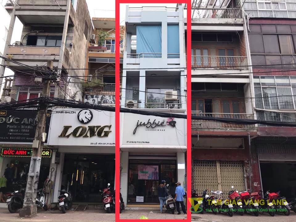 Cho thuê nguyên căn mặt tiền 5x19m đường Lê Văn Sỹ quận Phú Nhuận