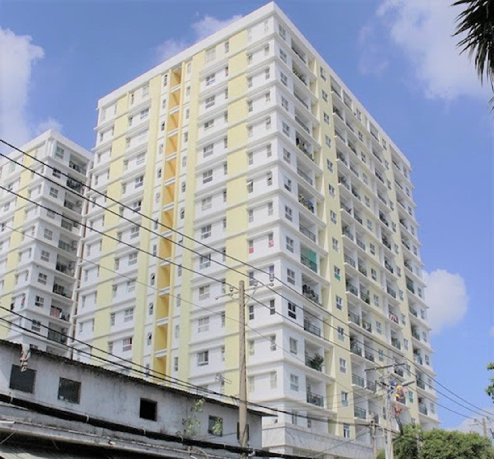 Cho thuê gấp căn hộ Khang Gia Tân Hương, DT 50m2, 1PN + ,1WC đủ nội thất 0902855182