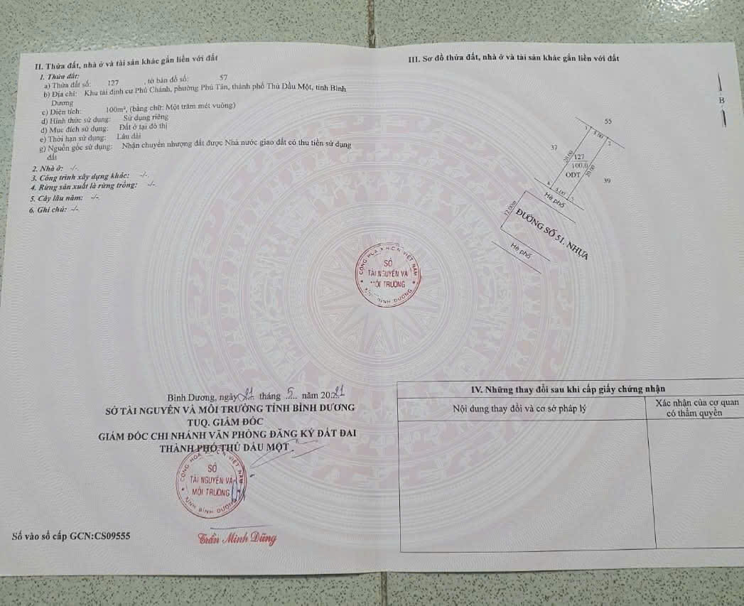 BÁN 2 LÔ ĐẤT LIỀN KỀ PHƯỜNG PHÚ TÂN TP HCM, DT 10X20, SHR CHỈ 6.6 TỶ. LH:0339947032.