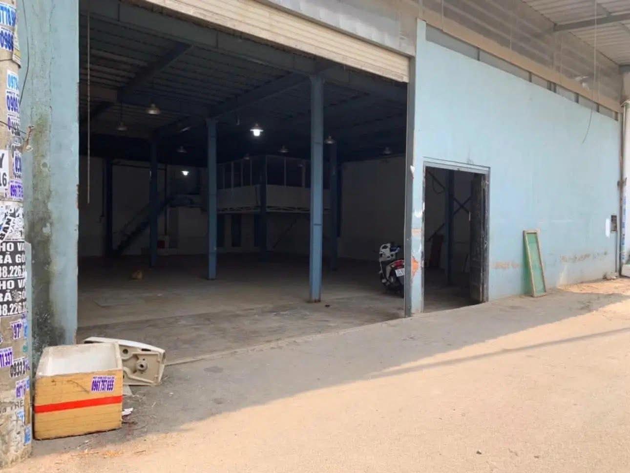 Cho thuê kho xưởng sd 500m2 gần cầu An Lộc Quận 12