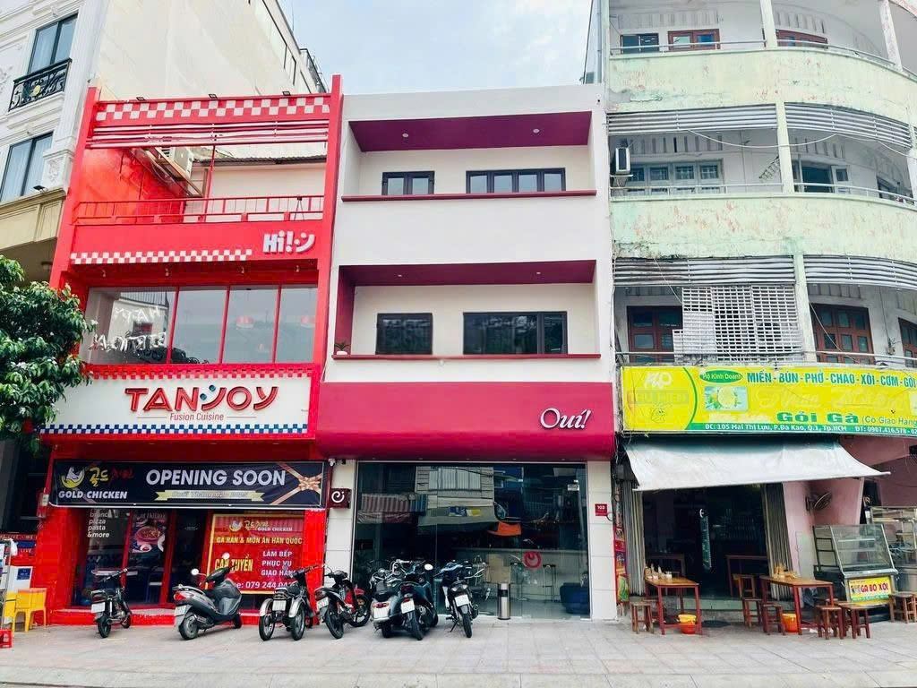 45 triệu! Cho thuê mặt tiền Mai Thị Lựu, P. Tân Định, Quận 1 - 6x14m - 3 Tầng