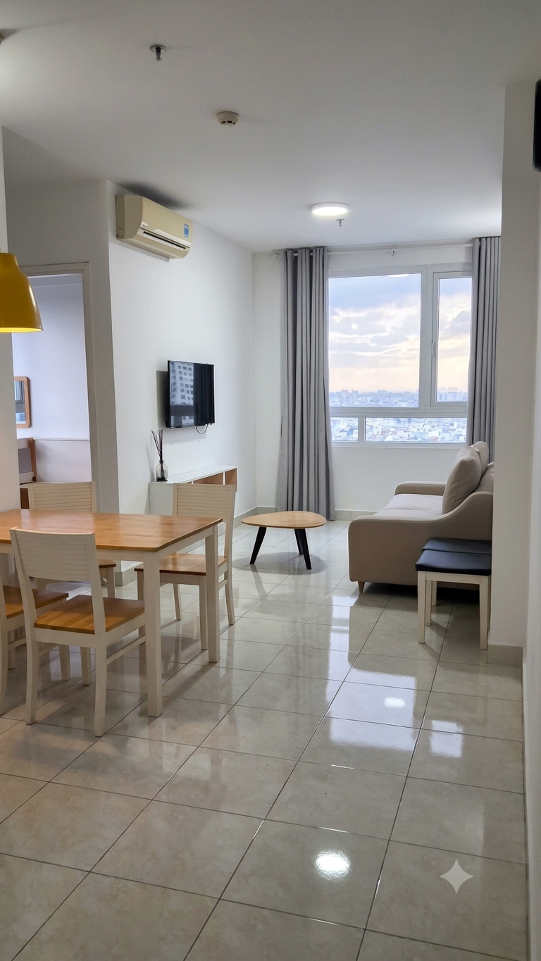 CHO THUÊ CC 90 RIVERSIDE NGUYỄN HỮU CẢNH, 2PN FULL NT 