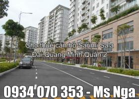 Cho thuê căn hộ 3PN Sala Đại Quang Minh, Q2, giá 1700 usd/th _0934070353  932791