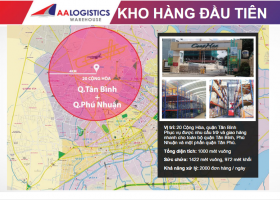 Kho nhỏ lớn Fulfillment ở Ho Chi Minh có ô kệ để chứa hàng sỉ lẻ Thực phẩm thương mại điện tử   963605