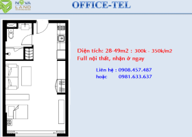 Cho thuê officetel để ở và mở VP- Dự án Orchard Garden, Q. Phú Nhuận 1154956