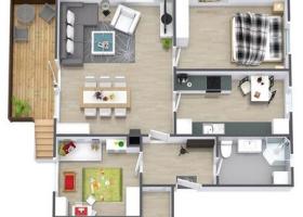 Giá cho thuê căn hộ dịch vụ Officetel   SKY CENTER mới nhất. 1282616