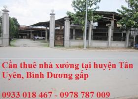 Cần thuê nhà xưởng tại huyện Tân Uyên, Bình Dương 0933 018 467 1325842