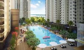 Cho thuê căn hộ khu Gia Hòa, 2PN, 2WC, phòng giặt, ban công, view hồ bơi, giá chỉ 6 triệu/ tháng 1339721