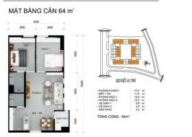 Cho thuê căn hộ chung cư Dream Home Luxury, P14, GV, 64m2, 7 tr/th. 1815041