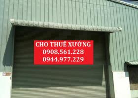 CHO THUÊ NHÀ XƯỞNG NẰM ĐƯỜNG HÀ DUY PHIÊN, BÌNH MỸ CỦ CHI. DT: 1000M2 GIÁ 35 TRIÊU/THÁNG. LH: 0908.561.228 1909205